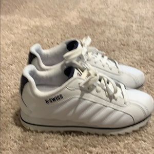 KSwiss white leather tennis shoes